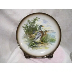 Duck Plate, Hassenpflug Vienna Austria Duck Plate, Fowl, cabin decor, wildlife